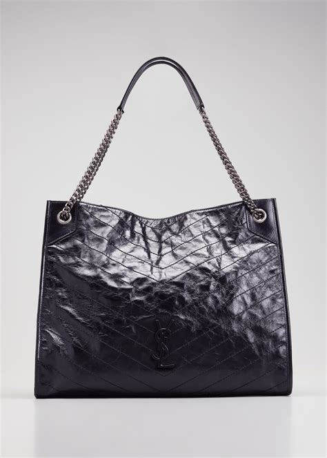 ysl leather tote|ysl tote shopper.